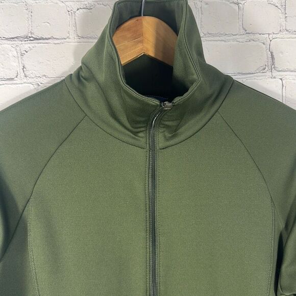 Columbia Soft Shell Omni Wick Olive Green Jacket Coat Windbreaker size M Medium - Picture 4 of 8